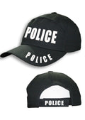 Wickedfun Children's Police Black Baseball Cap-Hat