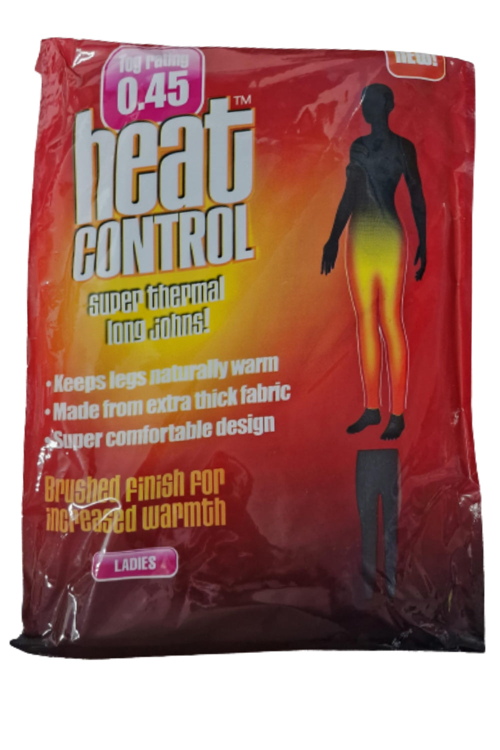 Ladies Black Heat Control Thermal Long Johns