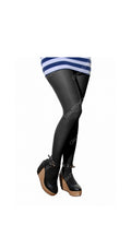 Crazy Chick Adult Plain Black Tights