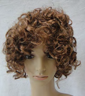 Wickedfun Light Brown Short Curly Wig