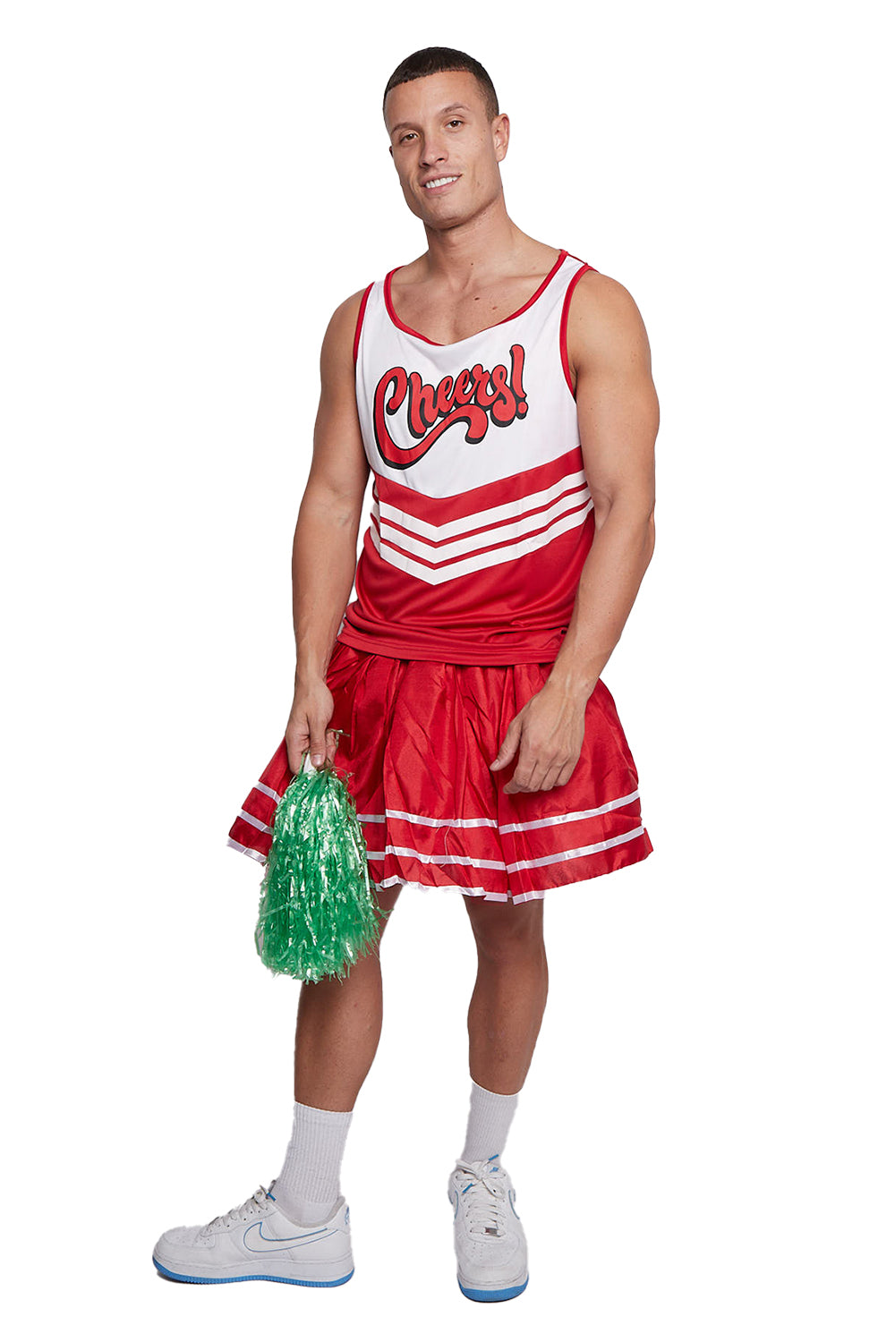 WickedFun Men Red Cheerleader Vest
