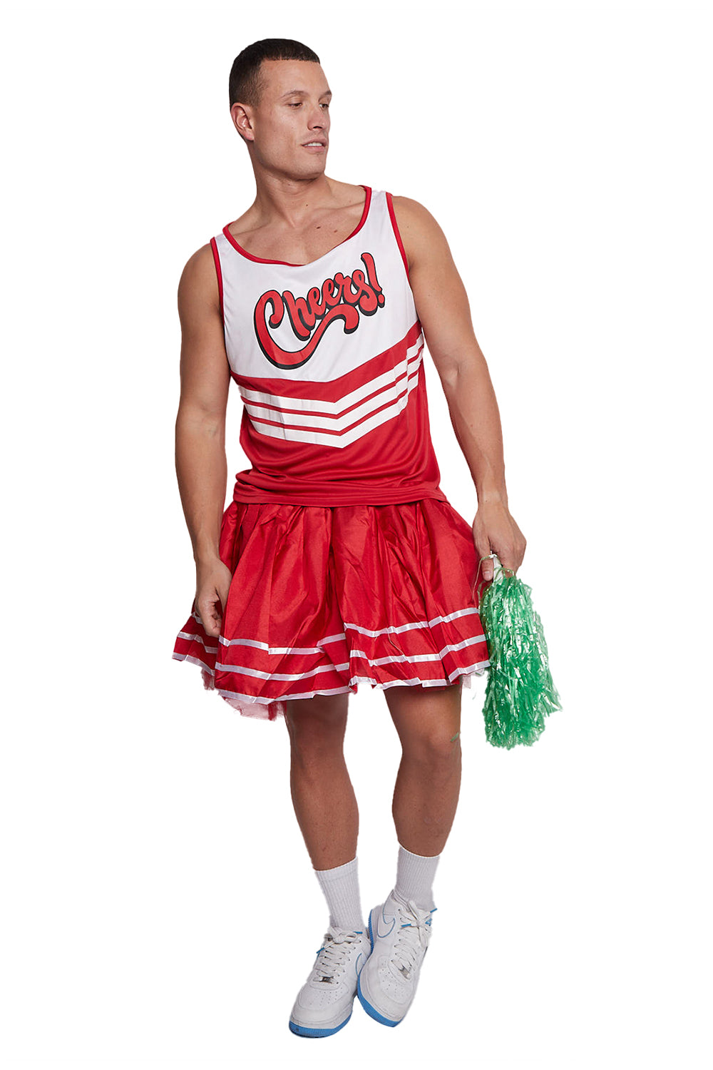 WickedFun Men Red Cheerleader Vest