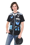 Wickedfun Men Police Printed TShirt