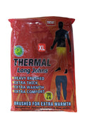 Men's Black Heat Control Thermal Long Johns
