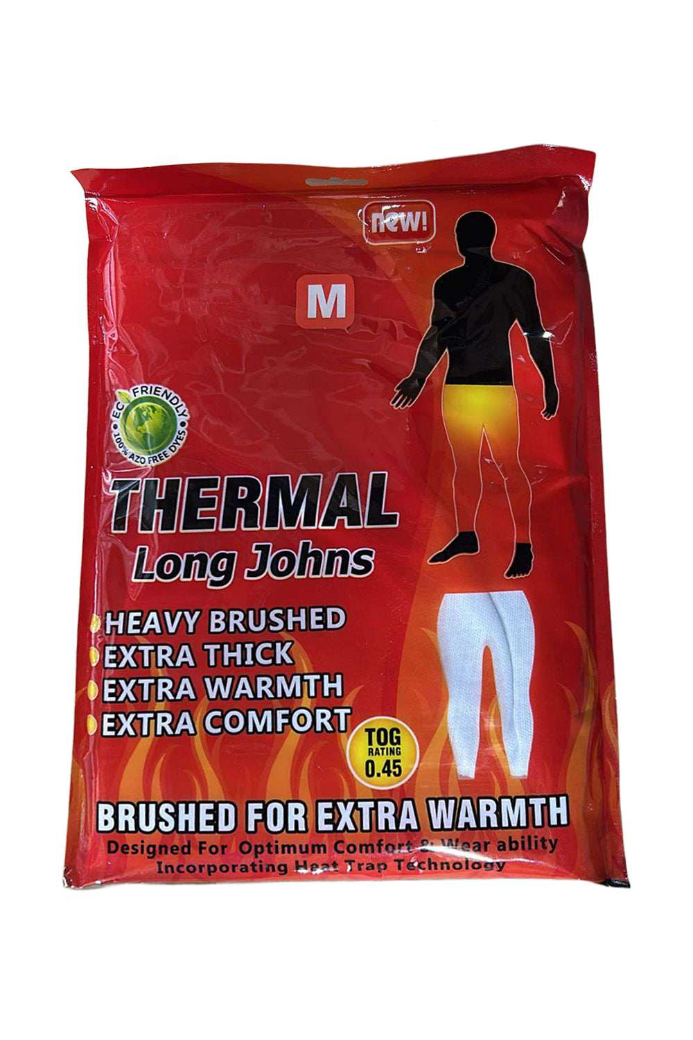 Men's White Heat Control Thermal Long Johns