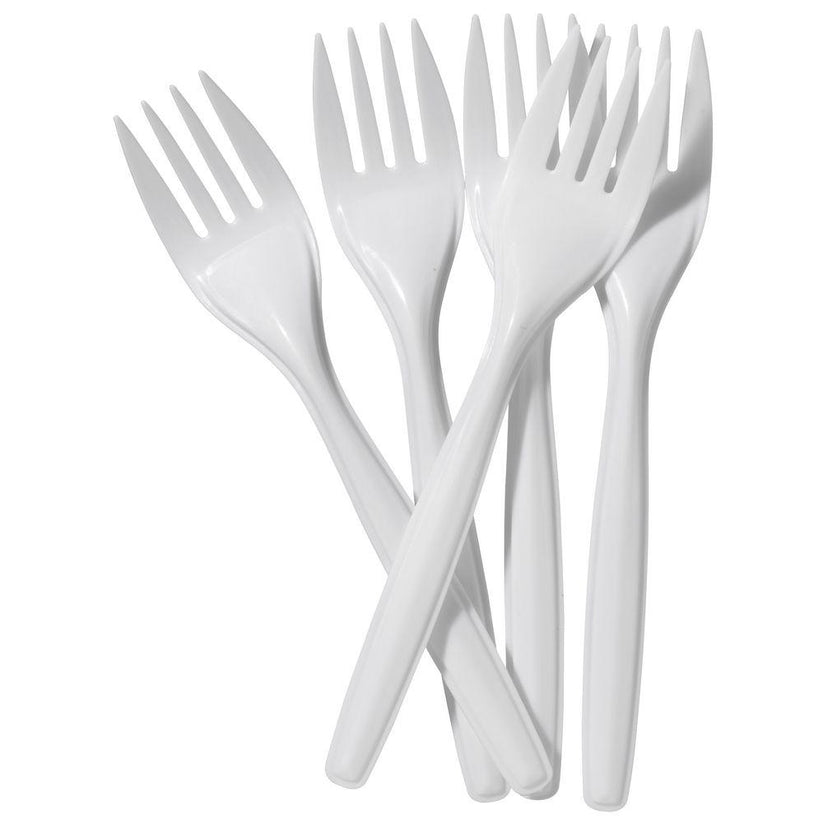 Plastic Disposable Forks 100Pcs MX7052