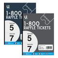 Raffle Book Tickets 1-800 14.6 x 11 x 0.9 cm P1018 A