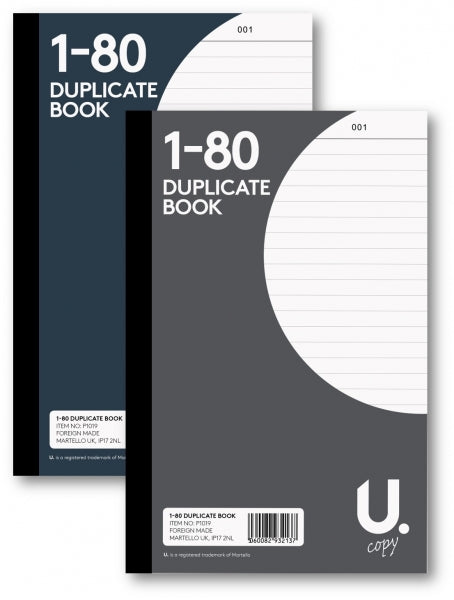 Duplicate Invoice Book Numbers Letters Shop Receipt 1-70 Pages P1019 A