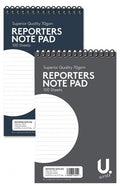 Reporters  Writing Notepad 72 Pages 22 x 13 cm Assorted Colours P2071
