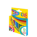 Cre8 Colouring Pencils 1/2 Size Pack of 12 Assorted Colours