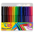 Cre8 Washable Fibre Pens Pack of 18 Assorted Colours P2134