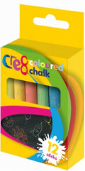 Cre8 Coloured Chalk Pack of 12 Assorted Colours P2177