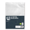 C4 12 Pack White Envelopes Office Supplies Home Peel And Seal Envelopes P2212