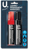 Jumbo Permanent Markers Pack of 2 P2324