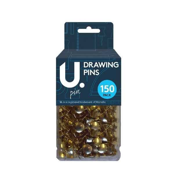 Stationery Office Metal Drawing Pins 150pk P2346
