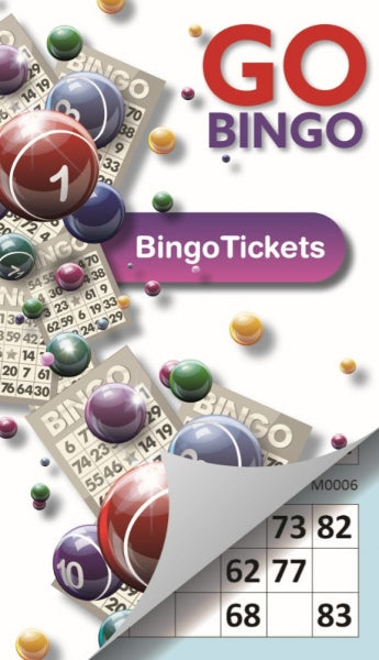 Go Paper Bingo Ticket Book 450 Tickets P2431