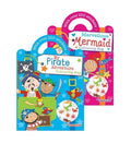 Colouring Sticker Bag Book Mermaid / Pirate Assorted Designs P2596 A