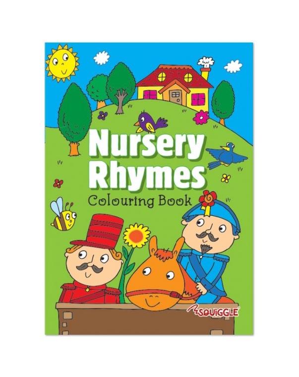 Nursery Rhymes Colouring Book Fun Nursery Home Activity Book P2820