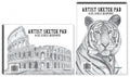 A4 Artist Sketch Book Art Crafts School College Home P2841