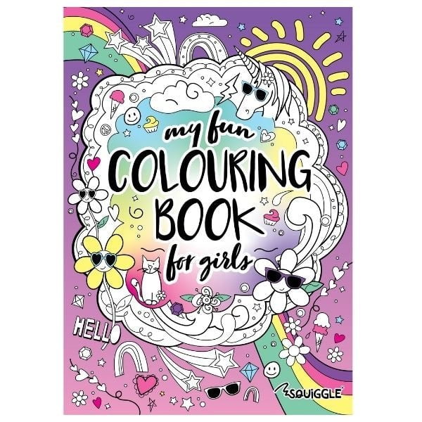 A4 Colouring Fun for Girls Book P2924