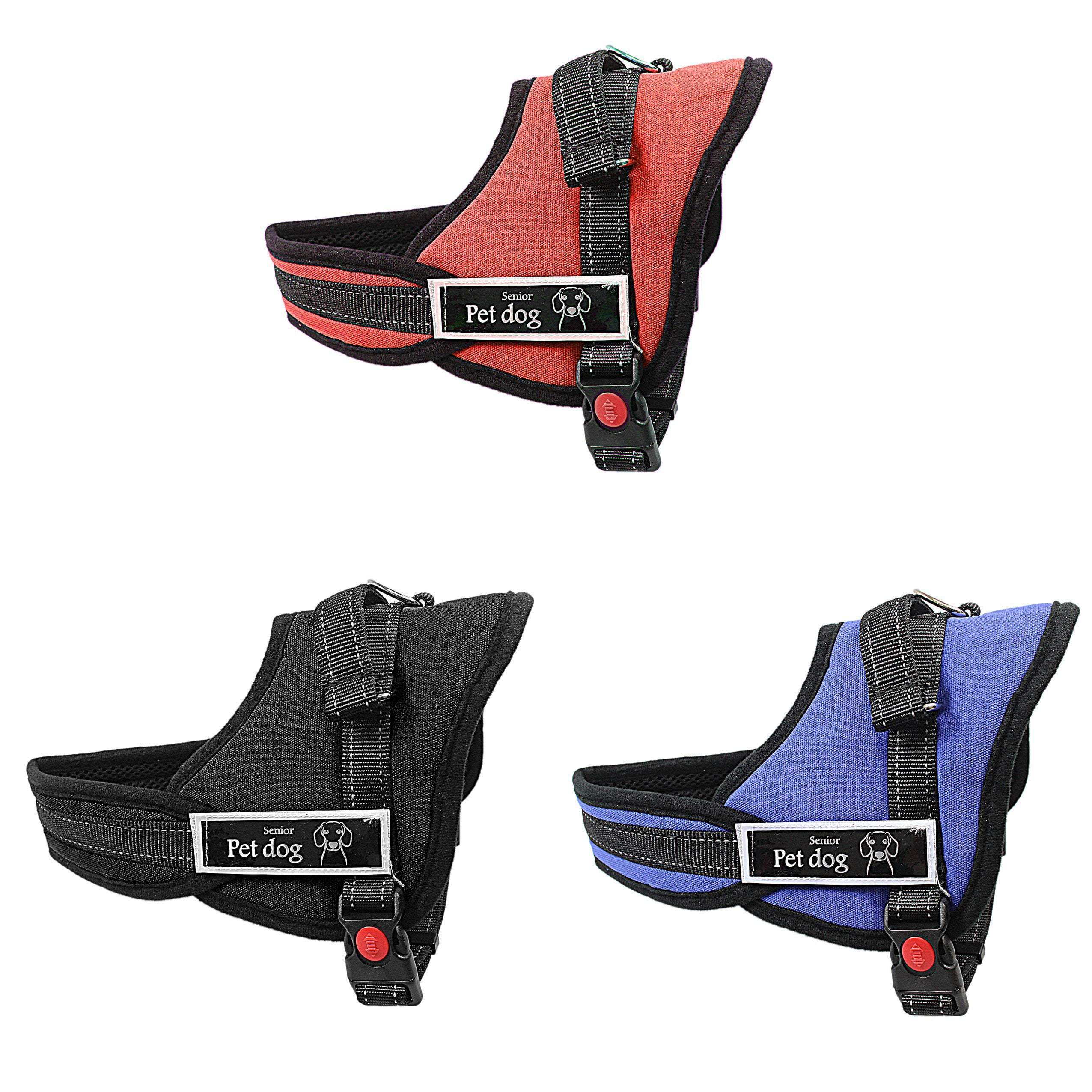 Pet Dog Adjustable Harness Size Large Assorted Colours 3035L