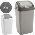 Plastic Swing Bin 35L for Home & Kitchen Rubbish Heidrun HD1352