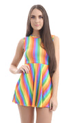 Wickedfun Rainbow Skater Dress