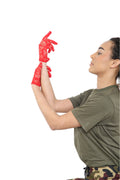 Wickedfun Red Wedding Short Lace Gloves