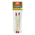 Pet Dog Treats Rawhide Twist Rolls 20cm Pack of 2 322410