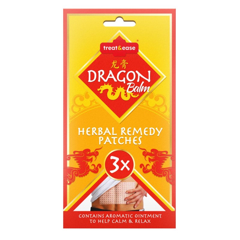 Dragon Balm Herbal Remedy Patches Pack of 3 311328