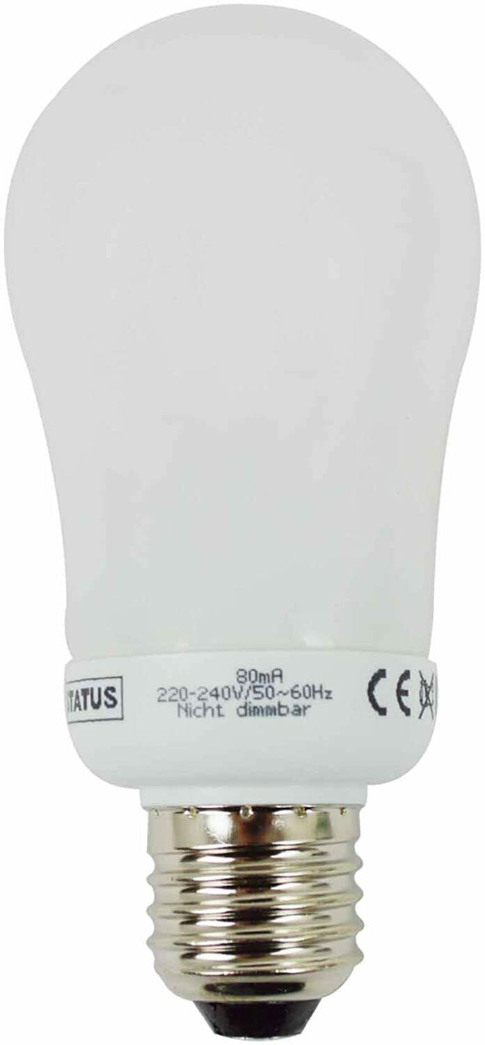 Status 5W Mini GLS Bulb Low Energy 240 Lumen E27 Small Screw Cap 5282