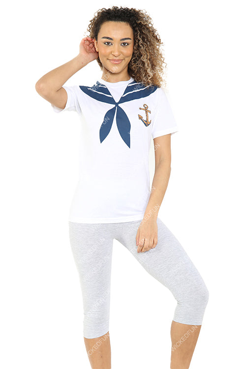 Wickedfun Unisex Sailor Printed TShirt