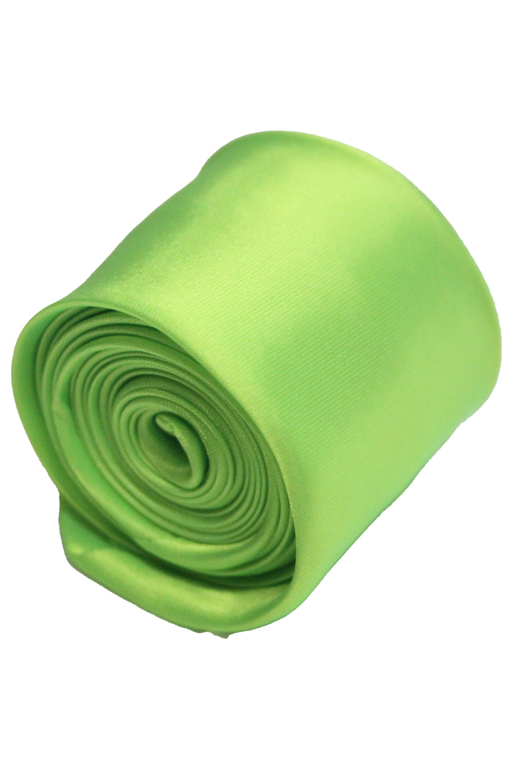 Wickedfun Satin Plain Green Neck Tie