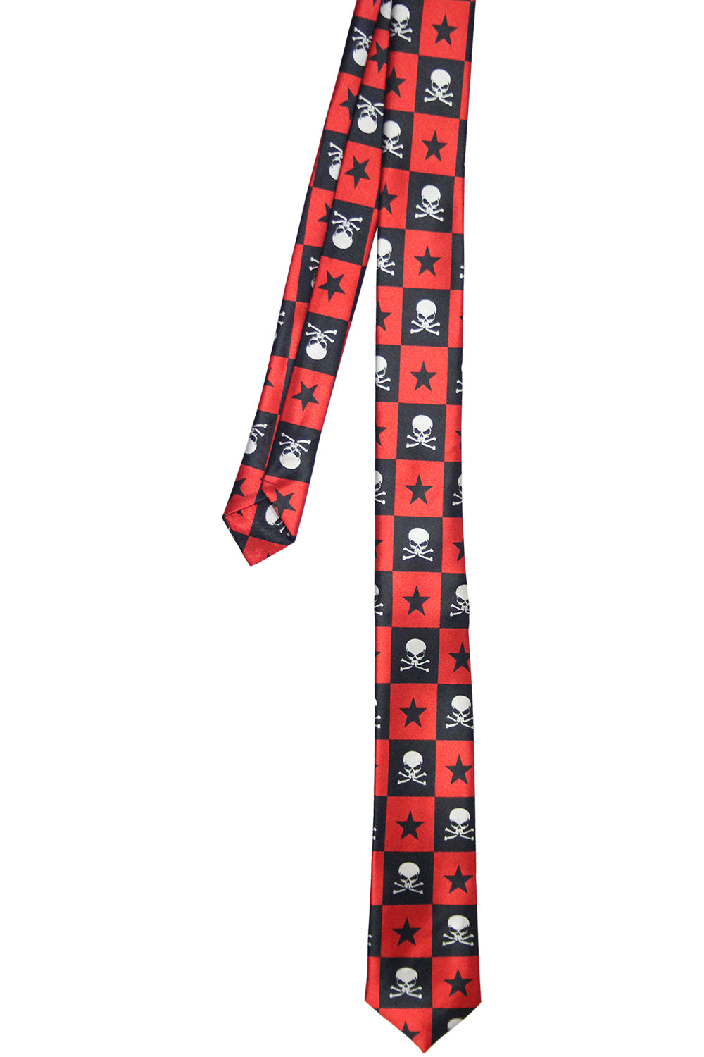 Skull and Stars Neck Tie