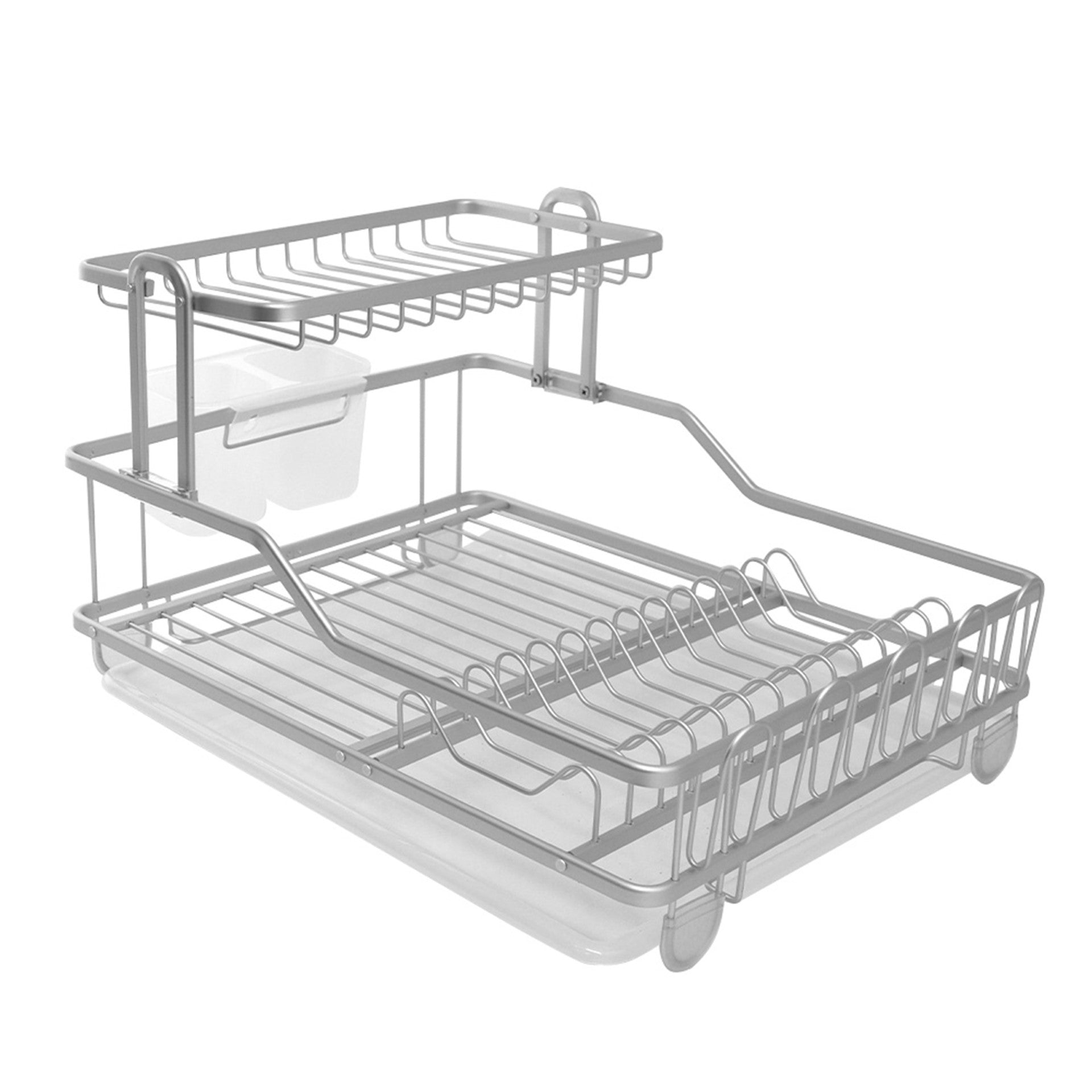 Durane Aluminium Dish Drainer Rack 47.5 x 35 x 28 cm Silver 10582