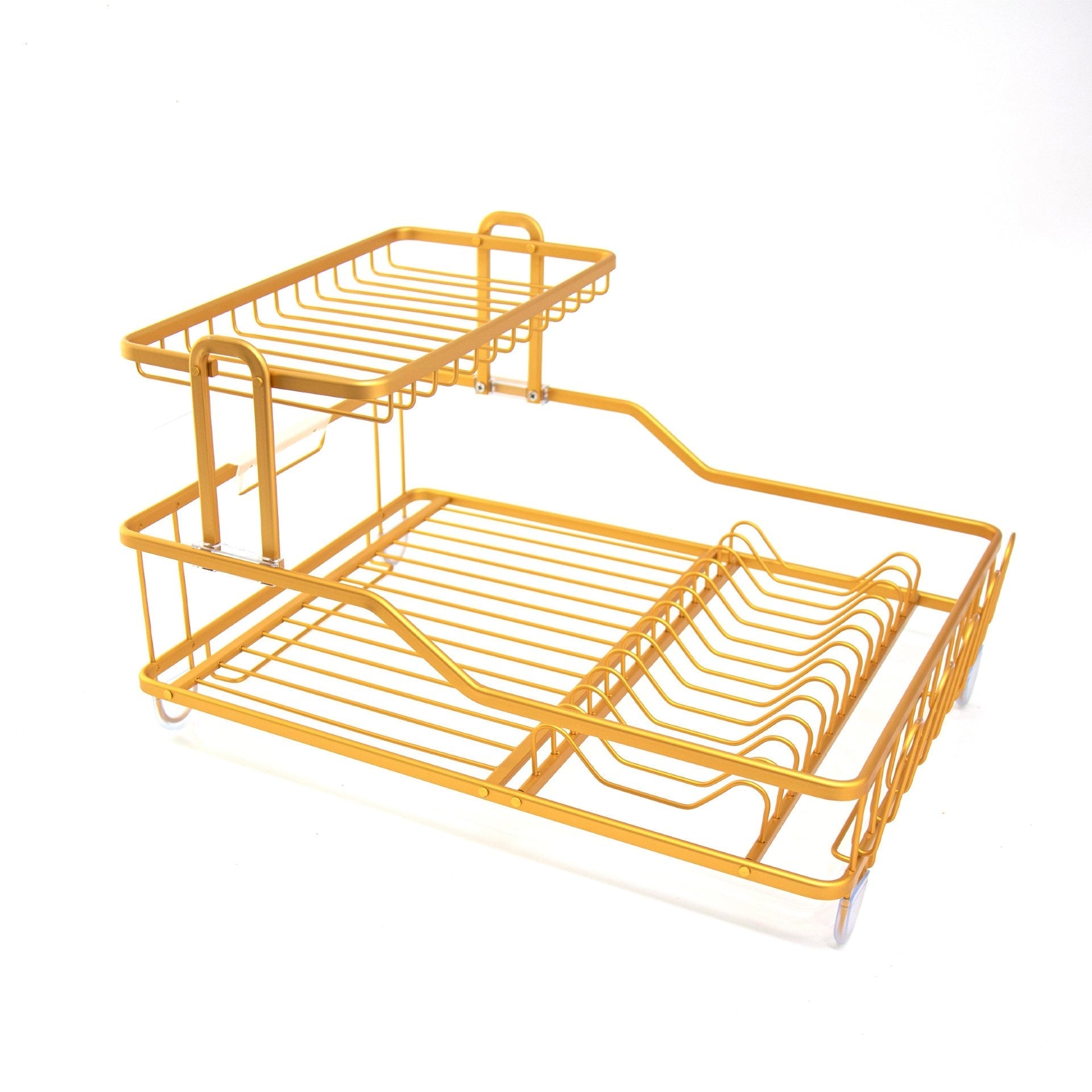 Durane Aluminium Dish Drainer Rack 47.5 x 35 x 28 cm Copper Yellow 10583