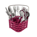 SQ Durane Metal Cutlery Set of 24 Purple 10738 A
