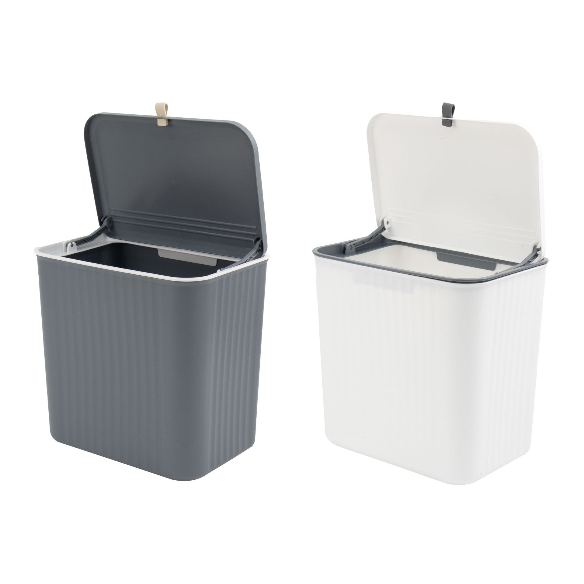 Tuffex Plastic Kitchen Hanging Bin with Reversible Cover 5L 28 x 9 x 27 cm Assorted Colours 10760 / TP727