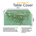 Garden Table Cover Rectangular 203cm 102cm 69cm 3404