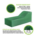 Garden Sunbed Cover 210cm 75cm 41cm Outdoor 3411