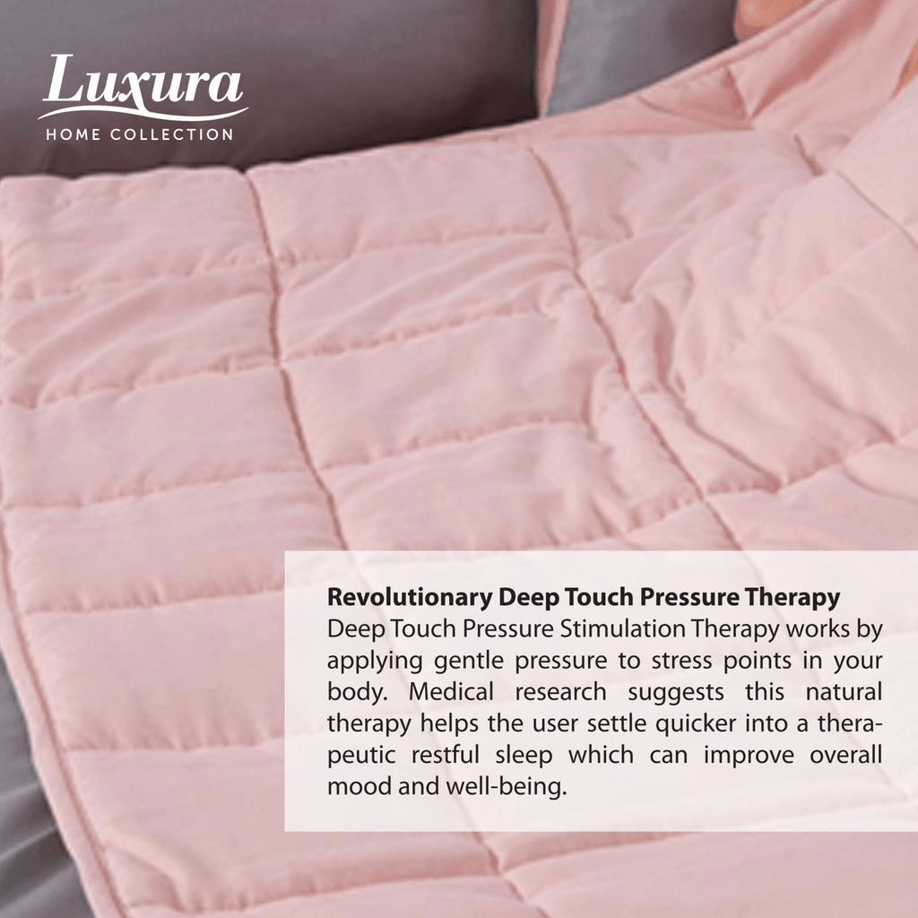 Weighted Blanket 125cm x 150cm 4Kg Pink 4605