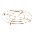 Durane Round Chrome Pan Coaster Trivet Copper Colour 18cm 8150