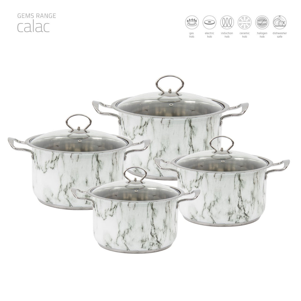 SQ Professional Gems Stainless Steel Stockpot Set of 4 Calac 18-20-22-24cm 9788