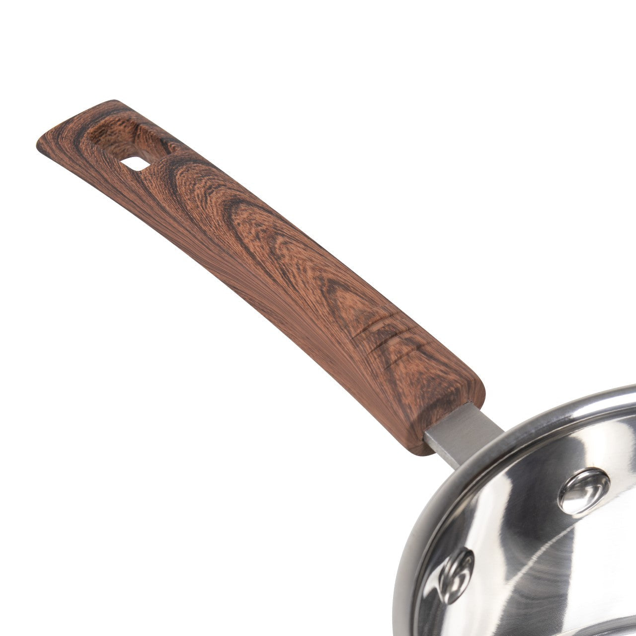 SQ Professional Lustro Touch Stainless Steel Cookware Set of 6 Brown 9965
