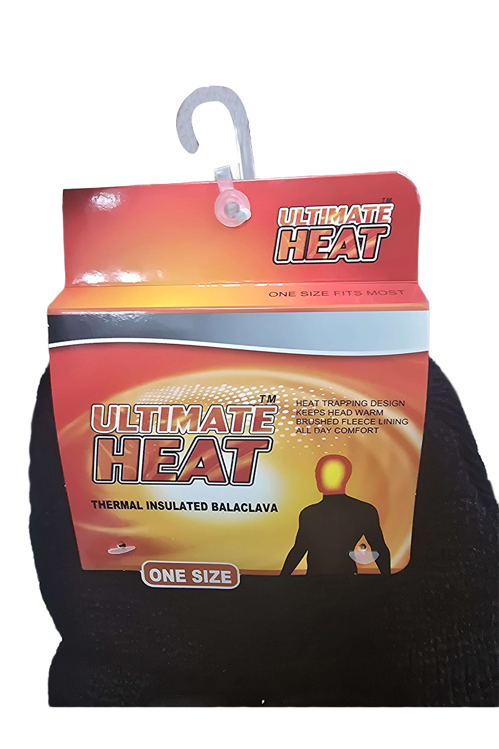 Ultimate Heat Thermal Insulated Black Balaclava