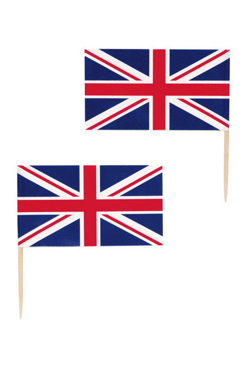 Wickedfun Union Jack 30 Flag Picks (12 Packs)