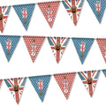 Wickedfun Union Jack King Coronation 6 Meters Triangle Bunting (Small)