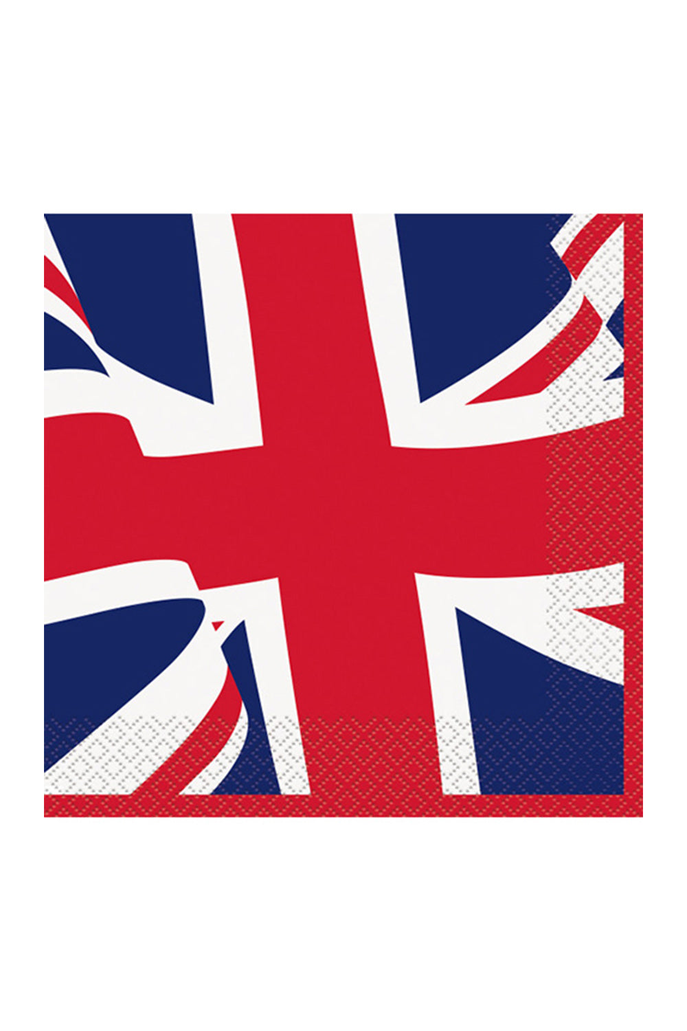 Wickedfun 16 Union Jack Lunch Napkins (Pack of 12)