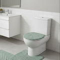 Superb 3-Piece Toilet Carpet Set 657g 80cm Assorted Colours 8139