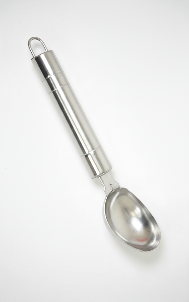 Stainless Steel Kitchen Ice Cream Spoon Scoop 19cm 5556